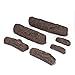 Peterson Real Fyre 24-inch Live Oak Log Set with Vented Burner, Auto-Safety Pilot Control Valve and Gas Connection Kit (Propane Gas Only)