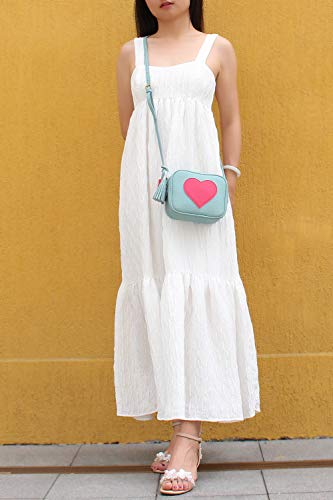 Lightweight Small Crossbody Purse Bag Leather with Tassel for Girls Women with Adjustable Straps Design in Italy2