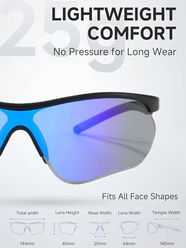 Nanrton Lightweight Sports Sunglasses