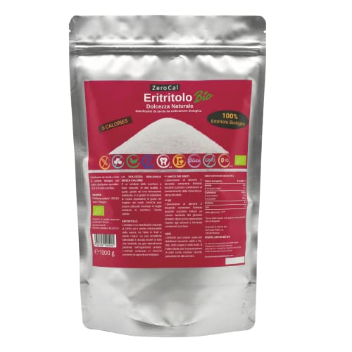 ZeroCal - Dalia Stevia ZeroCal Natürliche Süße - Erythrit Biologisch, 1000 g Cover