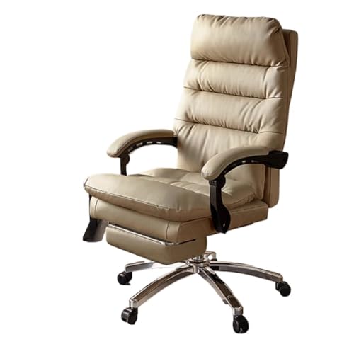 OZBME Sillón reclinable ergonómico Genuino para Juegos, para Jefe y Silla de Escritorio para la Siesta.