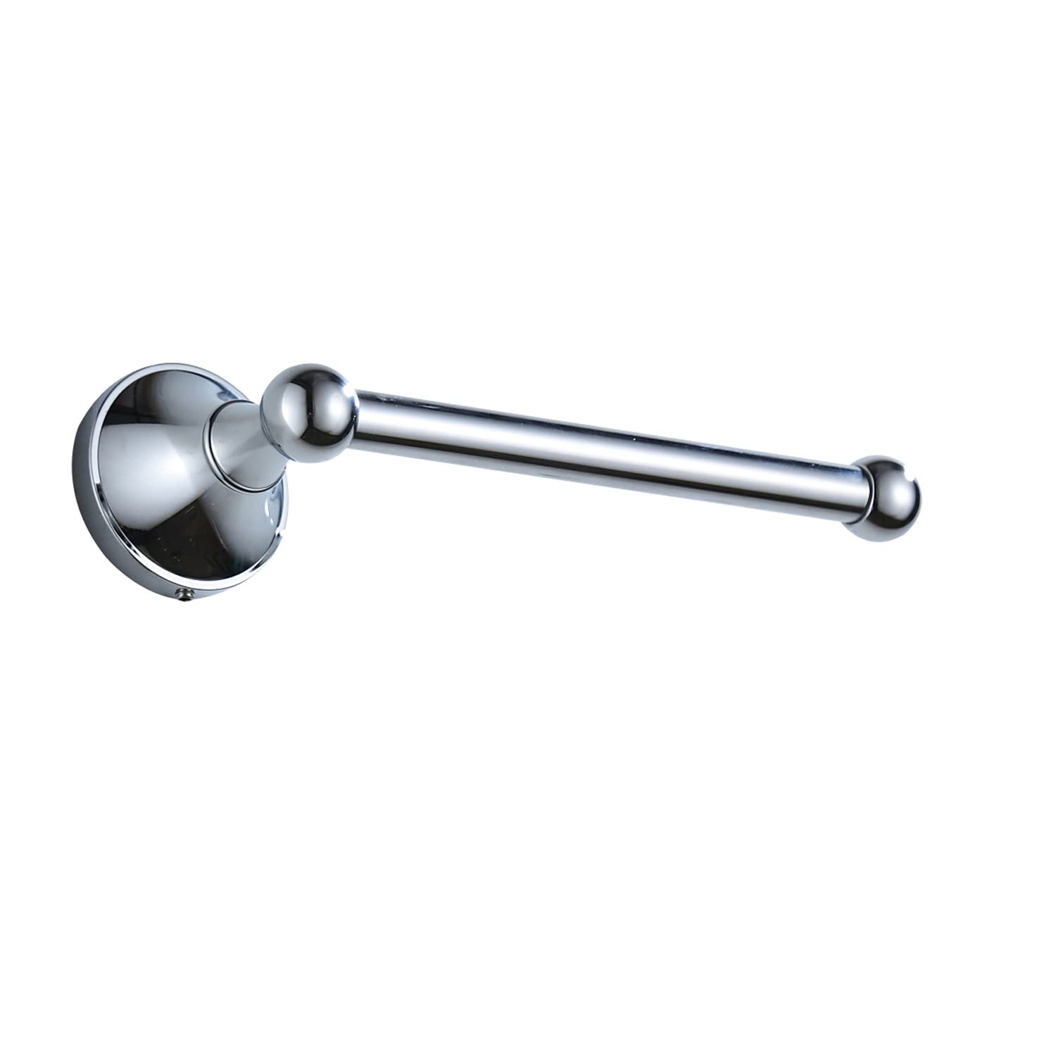 Celbon Brass Toilet Roll Holder Sliver Chrome Antique Bathroom Tissue Roll Bar Wall Mounted Toilet Paper Loo Holder for Bathroom Kitchen - Image 3
