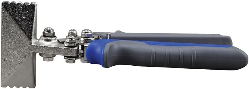 Klein Tools 86522 Hand Seamer, Straight Metal Seamer has 3-Inch Jaw, for 22 Gauge Steel and 24 Gauge Stainless