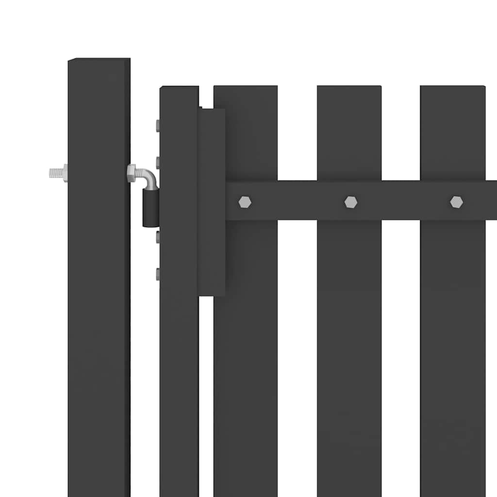 Cancello Recinzione Acciaio 400x175 cm Antracite