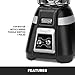 Waring Commercial BB300 Blade 1 HP Blender Toggle Switch Controls with Pulse feature with 48 oz BPA Free Copolyester Stacking Container, 120V, 5-15 Phase Plug ,Black