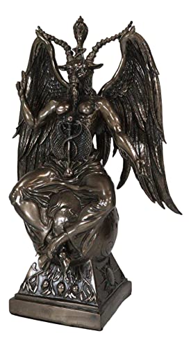 Ebros Gift Large 15" Tall Sabbatic Goat Baphomet Statue in