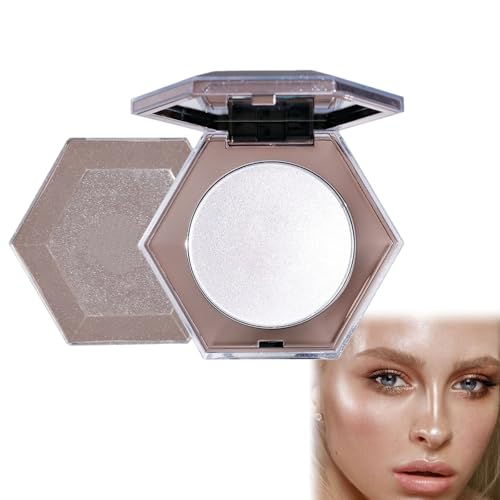 Palette Highlighter Maquillage Illuminateur Poudre, Professionnel pour Visage Corps Pommettes Glow, Diamond Palette, Cadeaux pour Dames