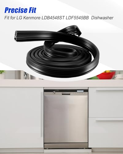 Junta de vedação de porta de lava-louças compatível com LG Kenmore substituição de lava-louças 3920DD3005D 4502909 AP6981193 PS12075802 EAP12075802 EAP12075802