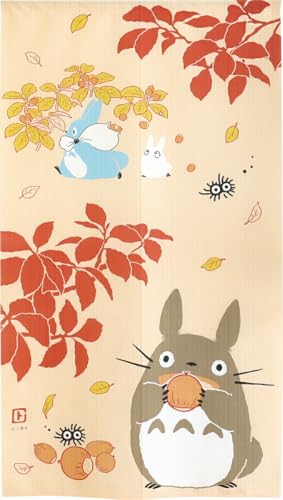 のれん工房 のれん ジブリ となりのトトロ グッズ 幅85×丈150cm タペストリー ポスター 間仕切り 目隠し 暖簾 N 実りの秋 5002