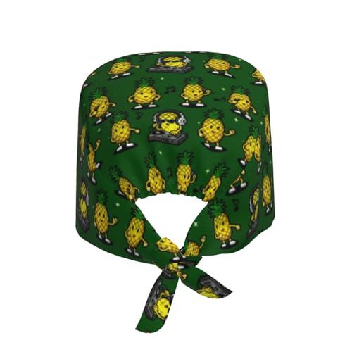 Image of Adjustable Scrub Cap with Sweatband, Breathable Working Hat for Men /Women
