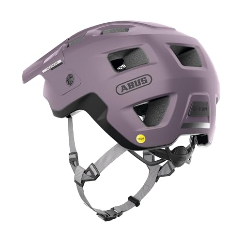 Casco de bicicleta para rutas de montaña ABUS MoDrop MIPS L lila con ajuste preciso unisex 4