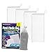 Aquatic Experts Fine Mesh Filter Media Drawstring Bags - 3" by 8" - 4 Pack 100% Nylon Pouches are Ideal Bulk Aquarium Filtration - Custom Chemical Media Filter Bag Designed USA