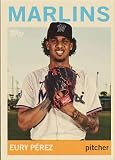 2025 Topps Archives #39 Eury Perez Miami Marlins Baseball Card - Sportscard Superstore