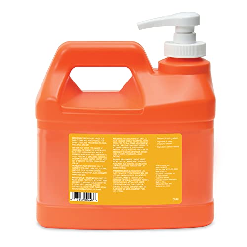 GOJO 1/2 Gallon Bottle White Natural* Orange Citrus Scented Heavy Duty Hand Cleaner image 5