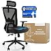 Produktbild Backerz Bürostuhl Ergonomisch - Bürostühle 150kg, TUV & NEN 1335 Zertifiziert - Office Schreibtischstuhl - Chair - Ergonomischer Bürostuhl  Computerstuhl Höhenverstellbar & Rückenschonend  Schwarz