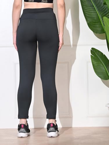 Image of FITINC Premium Trackpant with Zippers Pockets for Women - Best for Gym, Yoga, Workout and Casual Wear