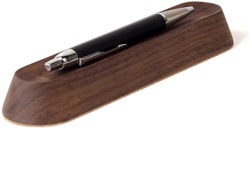 Wood Pen Tray, Wooden Pen Holder, Minimalist Pen Rest