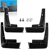 KEYOOG Front & Rear Mud Flaps Splash Guards Fit for 2021 2022 2023 Toy-OTA Sienna, Front and Rear 4-Pc Set, Easy to Clean and Install, Mud Guards Splash Guard Black