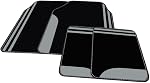 Flying Banner Car Carpet Floor Mats Anti-Slip Waterproof Front Rear Set Fit for SUV, Trucks, Sedans, Vans 4 PCS (Gray)
