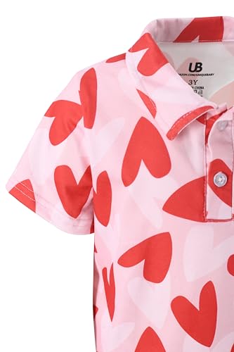Image of Unique Baby Moisture Wicking Kids Polo Shirts for Toddler Boys Polo Shirt
