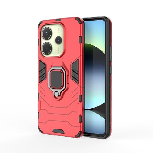 Coque Redmi Note 14 4G rouge idéale pour visionner vos vidéos mains libres - 3