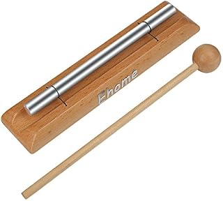 Meditation Chime, Ehome Solo Percussion Instrument with Mallet for Prayer, Yoga, Eastern Energies