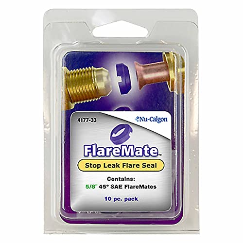 Nu-Calgon 4177-34 �T�C�Y 3/4�C���` FlareMate Stop Leak Flare Seal 10�p�b�N