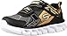 Skechers Kids Boys' Hypno-Flash Loafer, Charcoal/Gold, 2 M US Little Kid