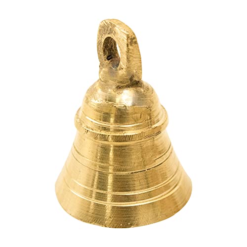 Image of Spillbox Traditional Brass Bell /Ghanti for Pooja /Worship for Temple Home Decorative Brass Pooja Room Bells (12)