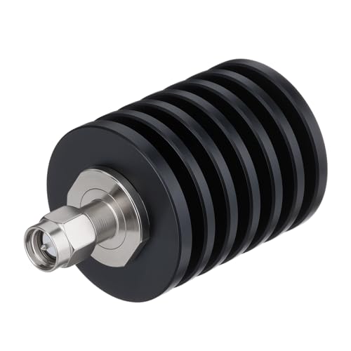 Bingfu Charge de Terminaison RF 10 W, Charge Fantôme Coaxiale 50Ω, Fréquence DC-3GHz, Connecteur SMA-Mâle, ROS ≤1,2 - pour Tests RF & Terminaison de Signal​