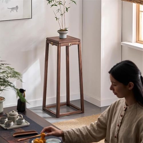 Étagère décorative de table pour bonsaï en bois noble et simple - 5
