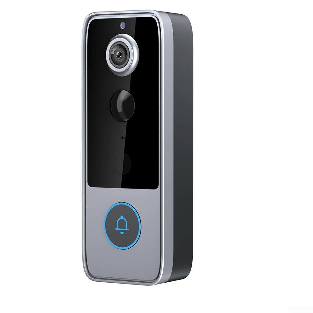 Timbre inalámbrico Inteligente para casa, cámara de vídeo 1080P, Timbre con Alarma de Movimiento y Monitor de Puerta con intercomunicador