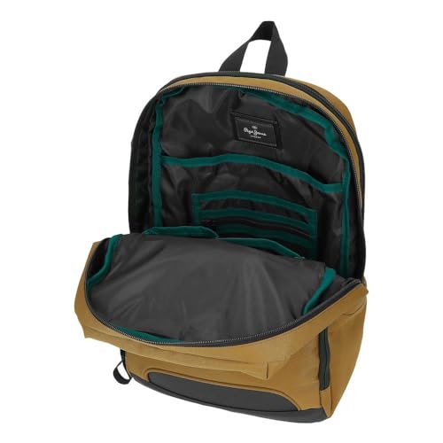 Pepe Jeans Bromley, Zaini, Zaini Cabina, Poliestere, Diverse Dimensioni, Nero, Verde, Rosso, Grigio, Poliestere. Joumma Bags, Ocra, Taglia Unica, Zaino Pc - 6