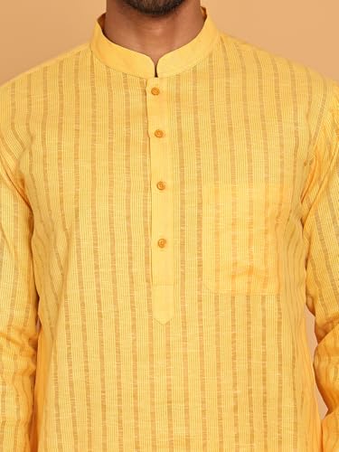 Image of Jompers Men's Cotton Striped Kurtas