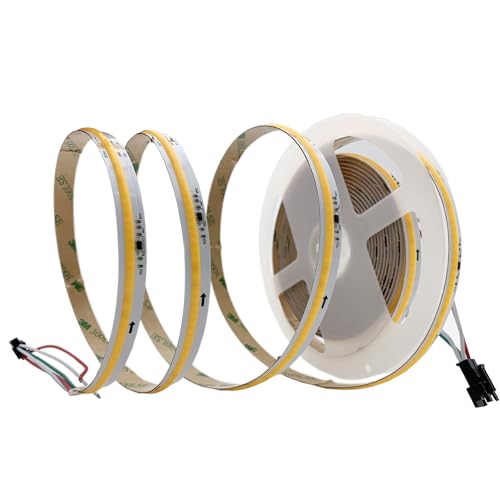 Tira de LED WS2811 COB 5M flujo caballo 3000K miniatura 1