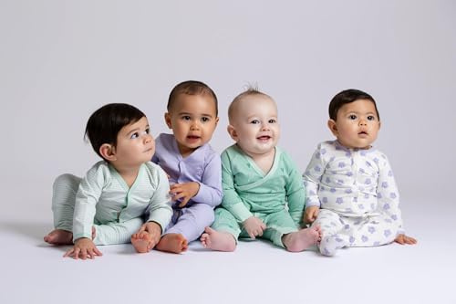 MONICA + ANDY Unisex Baby Organic Kimono Tie One-piece4