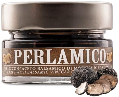 Balsamic Pearls with Balsamic Vinegar and Truffle