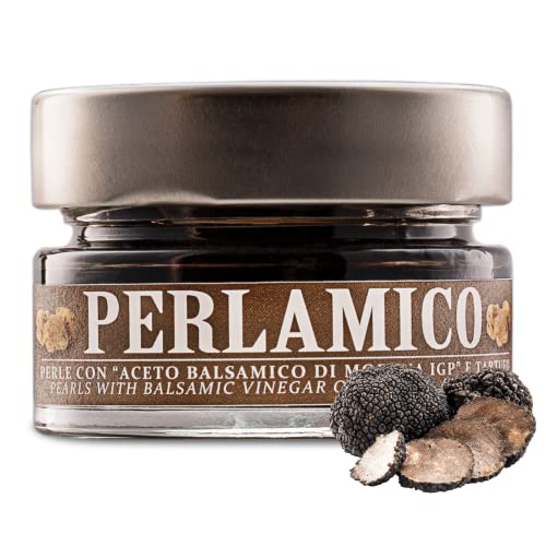 Balsamic Pearls with Balsamic Vinegar and Truffle