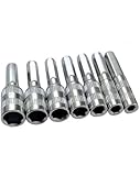 Metric Hex Socket Adapter Set, 2.5mm 3mm 3.5mm 4mm 4.5mm 5mm 5.5mm 7 Points Hex Socket