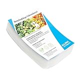 Allpax recyclebare Vakuumbeutel 15 x 20 cm, 100 Stück, umweltfreundliche Kunststoffbeutel zum Vakuumieren von Lebensmitteln, mikrowellengeeignet, passend für alle Vakuumiergeräte