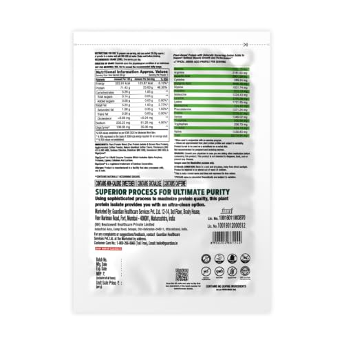 Image of GNC Plant Protein Isolate Powder | 25g Protein & 10.1g EAAs | Pea & Brown Rice Protein | DigeZyme Enzymes | Vegan, Soy-Free, Lactose-Free, Gluten-Free | No Added Sugar | Easy Digestion, Delicious & Non-Chalky | Coffee, 0.07 lbs /35g