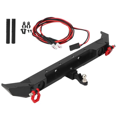 Pare-chocs arrière authentique look métal pour Axial SCX10 III