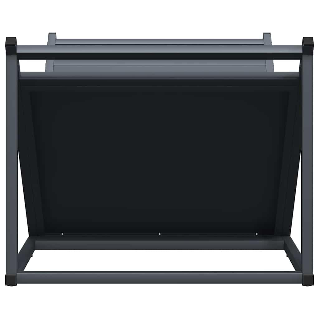 Genérico Leñero Antracita 70x43x34,5 cm Acero Laminado en frío,Casa y jardín,Accesorios para hornos de leña y chimeneas,Bolsas y Soportes de leña-864175