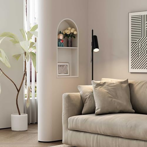 Douche murale en acier inoxydable avec double étagère Sk Bathroom