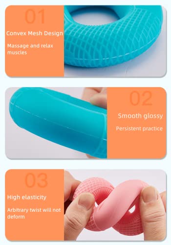 Handgrip-trainer, handtrainer, ring, siliconen, handgreeptrainer, vingertrainer, hand, onderarm, vingertrainer⊠- Image 6