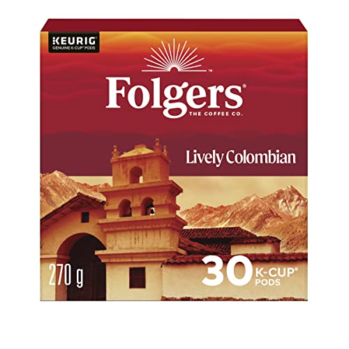 Folgers Lively Colombian KCup Coffee Pods 30 Count — Deals from