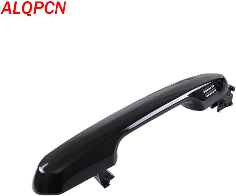 Black Painted 1 Lot Exterior Door Handle Compatible with Toyota RAV4 Highlander Sienna 2019-2024 Without Keyless Entry