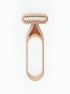 ماكينة حلاقة شعر الجسم سهلة الاستخدام - ماكينة حلاقة يدوية للنساء، مثالية لمنطقة البيكيني والإبطين والساقين