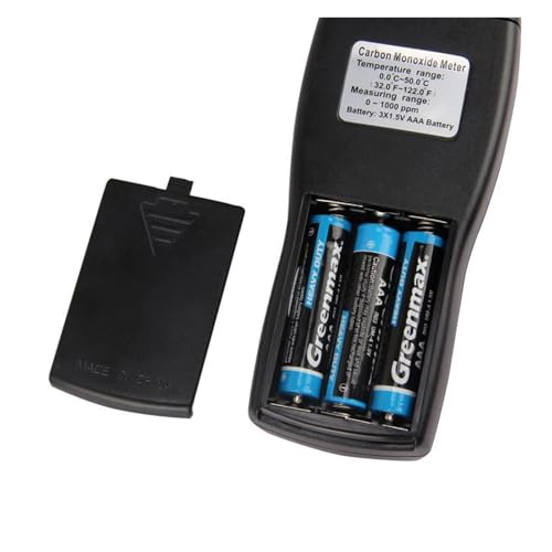 Probador de monóxido de carbono con pantalla LCD y alarma 6