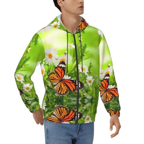 Sweat à capuche homme casual à motif idéal pour le week-end